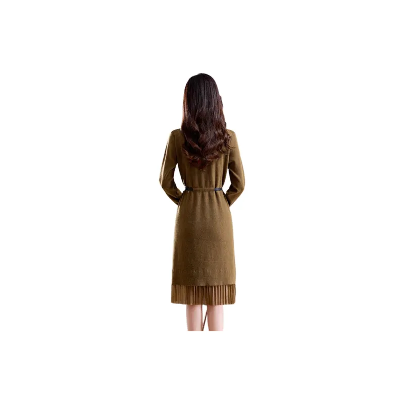 Yi Mengyuan Long Sleeved Dresses Women's-0