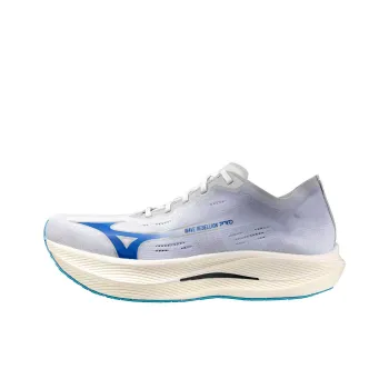 Mizuno WAVE REBELLION PRO Abrasion-Resistant Low-Top Running Shoes Men's White Blue