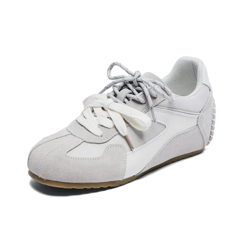 Abrasion Resistant Breathable Height Increasing Low Top Casual Shoes Women's-0