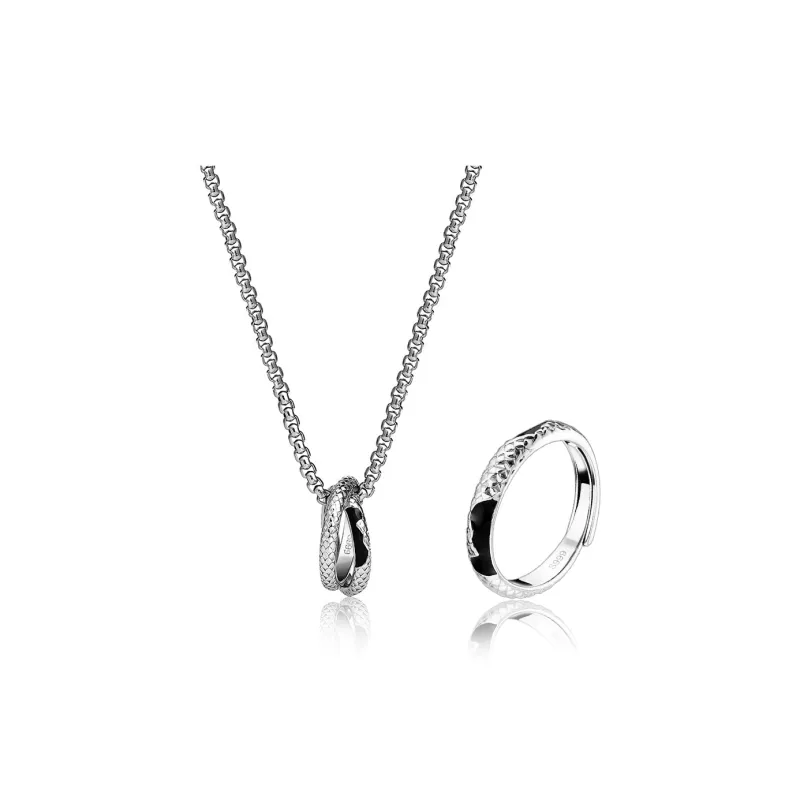 FOREVER MELODY 999 Fine Silver Necklaces Men's-8