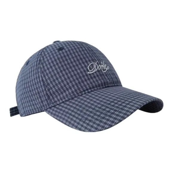 FREE RABBITⅡ Korean Style Fashion Versatile Plaid With A Slimming Effect Baseball Caps Unisex-5