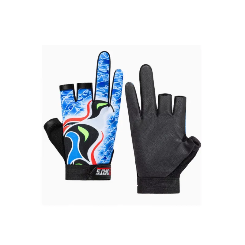 LEMONKID Back Of Hand Breathable Fabric Palm Honeycomb Anti Slip Fitness Gloves Men's-7