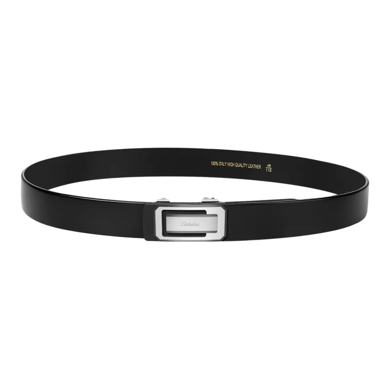 CATELLES Unlined Top Grain Cow Leather Leather Belts Men's Width: 3.5cm-3