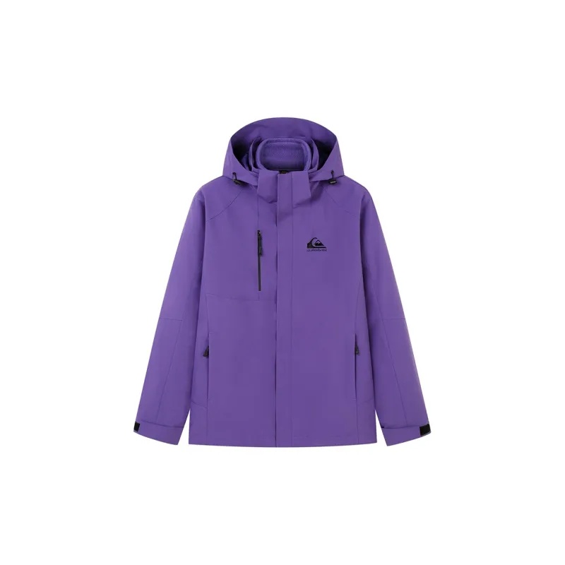 Quiksilver Hiking Water-Resistant Windproof Water-Repellent Rainproof Windbreaker Jacket Unisex-13