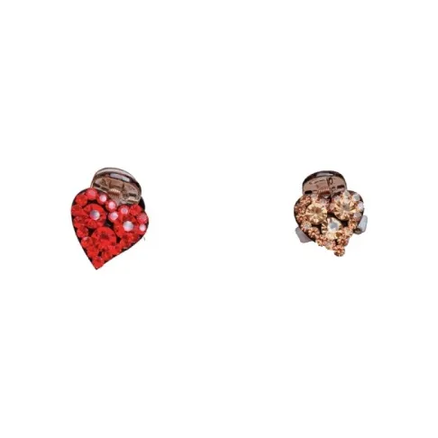 ZWU Acrylic Crystal Hair Clips Women's-37