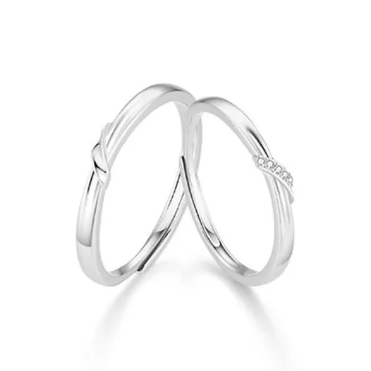 CARAT'S DIARY S999 Fine Silver Rings Unisex-0