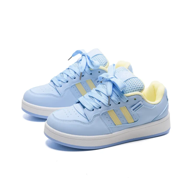 Circle Small Coverage Lightweight Breathable Height Increasing Low Top Skateboard Shoes Unisex-34