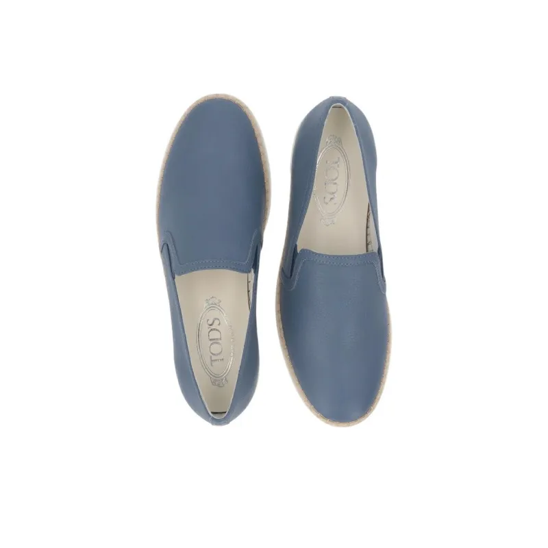 TOD'S Beanie Shoes Women's Blue-3