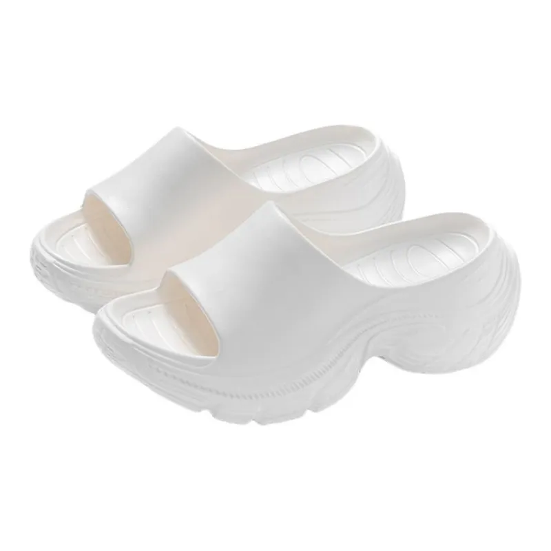 Yamada Hyakuju Home Slippers Black, White-4