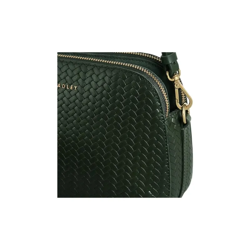 RADLEY Cow Leather Shoulder Bag Medium Size Women's Green-4
