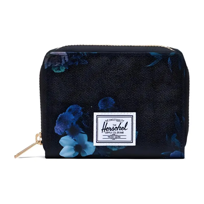 Herschel Recycled Polyester Wallet Unisex Black & Blue-0