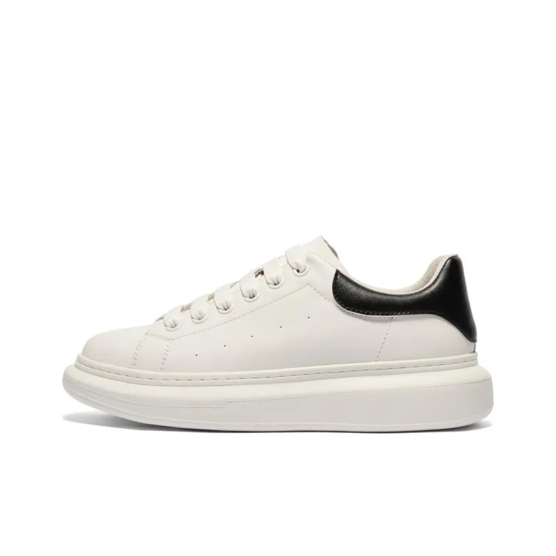 Senda Waterproof Low-Top Skateboard Shoes Men's White-0