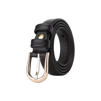 Crocodile Top Grain Cow Leather Leather Belts Women's 2.4cm