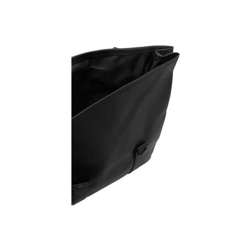 Rains Polyester Backpack Mini Men's Black-3