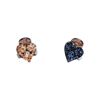 ZWU Acrylic Crystal Hair Clips Women's-55