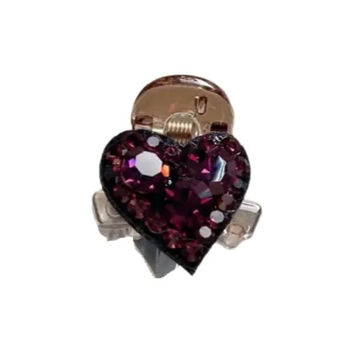 ZWU Acrylic Crystal Hair Clips Women's-3