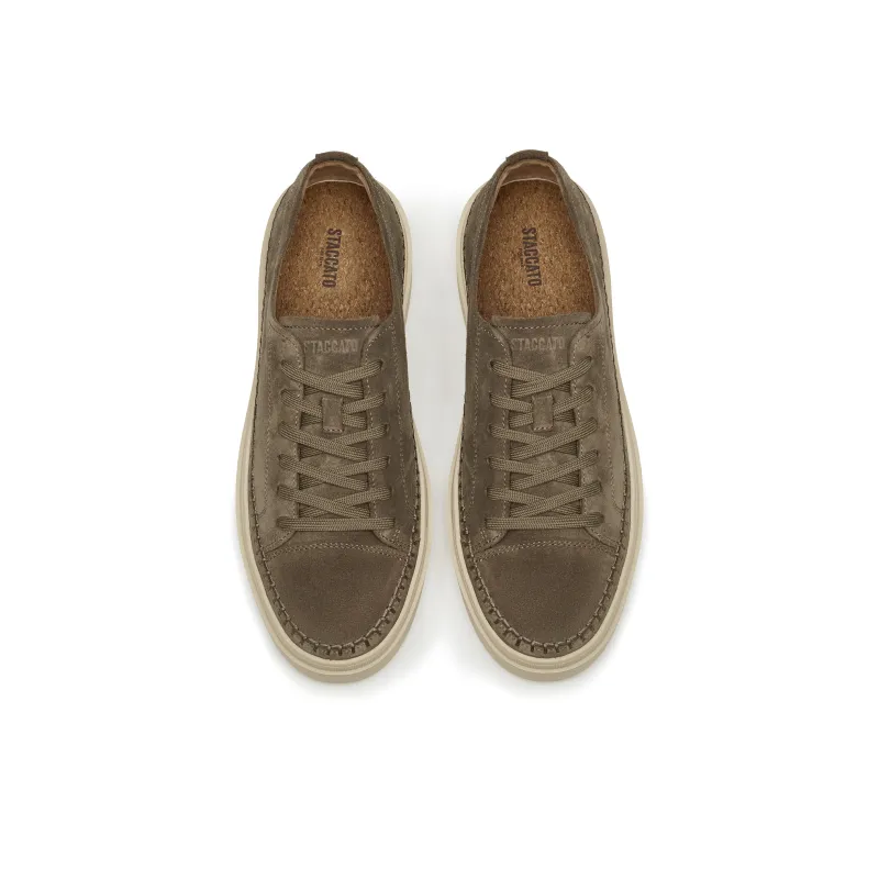 Staccato Wanderer Slip Resistant Low Top Height Increasing Skateboard Shoes Men's-7