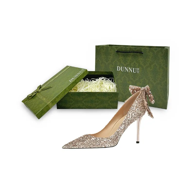 Dunnu Slim Heel High Heels 8cm Women's Box Included-12