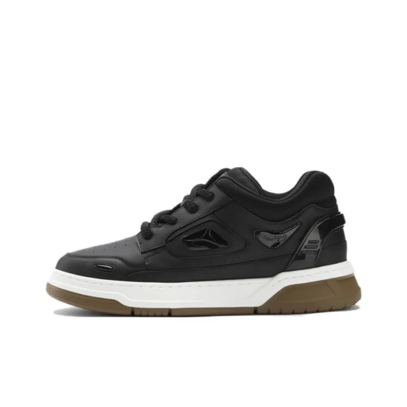 K BOXING Low Top Skateboard Shoes Men's Black-0
