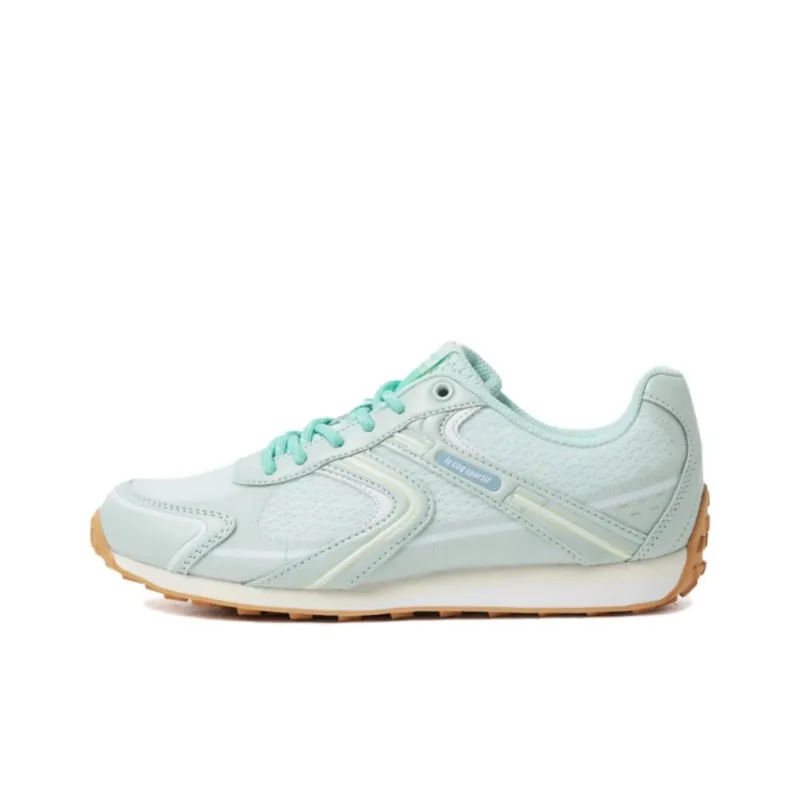 Le Coq Sportif Abrasion Resistant Slip Resistant Low Top Running Shoes Women's Green-0