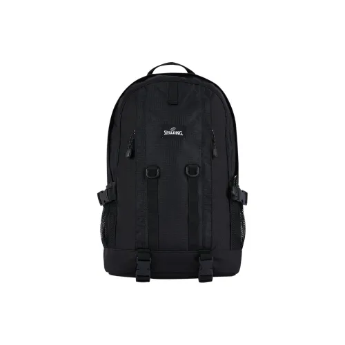 SPALDING Polyester Backpack Unisex Black Red