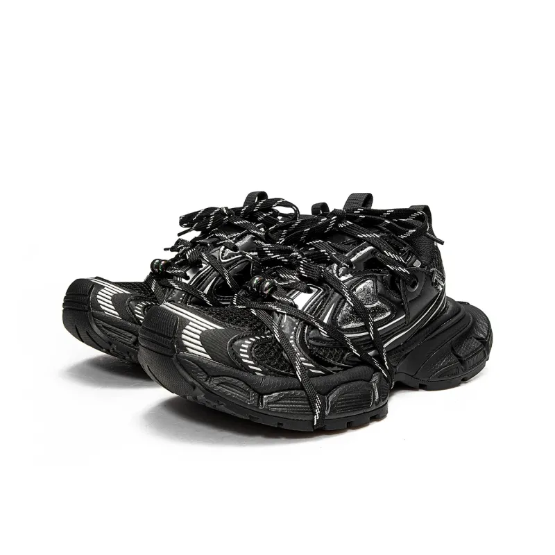 MQ Shock Absorbers With Slip Resistant And Abrasion Resistant Properties Low Top Chunky Sneakers Unisex-8