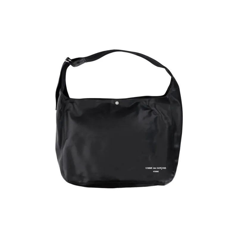 CDG Polyester Shoulder Bag Large Size Men's Black-2
