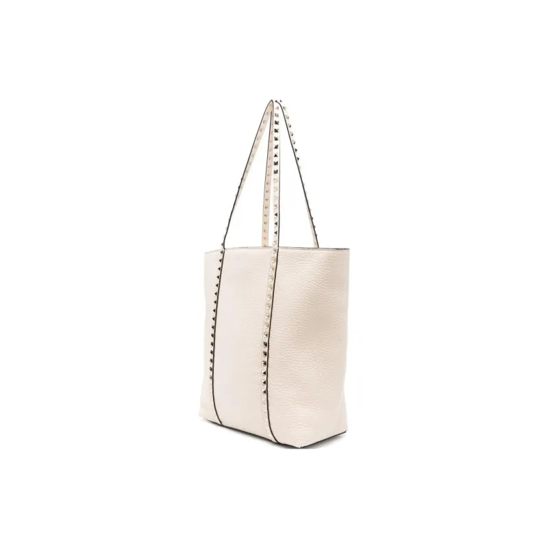 Valentino VT Tote Bag Shopping Bag Handbag Shoulder Bag Women's White-1