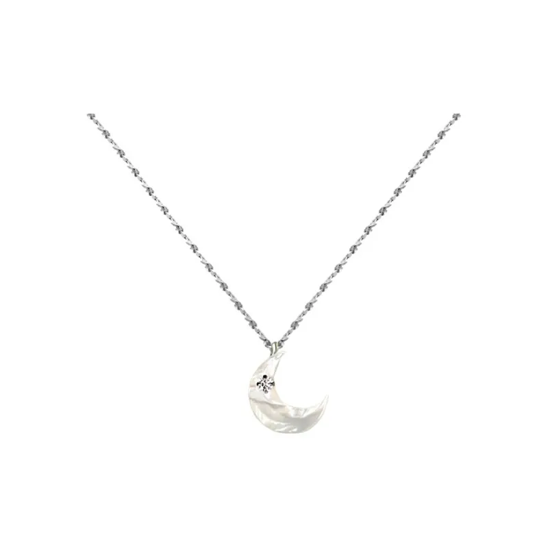 NOME White Butterfly Shell Necklaces Women's-0