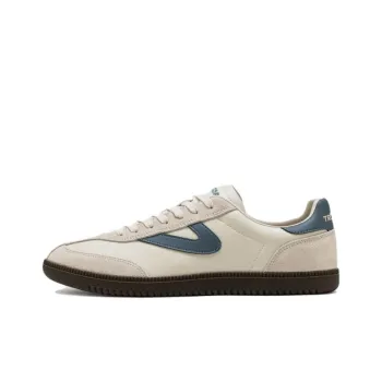 TRETORN COPP T Slip Resistant Low Top Skateboard Shoes Unisex Beige Blue