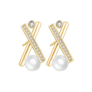 GOOUI S925 Silver Stud Earrings Women's