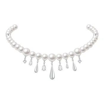 ZEGL Shell Pearl Necklaces Women's