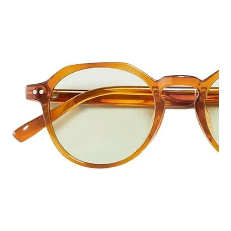 UNIQLO Round Sunglasses Unisex Yellow-2