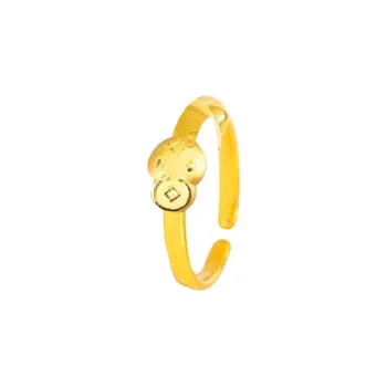 Welcome To The Treasure Alloy Rings Unisex
