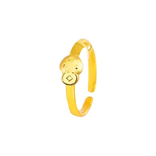 Welcome To The Treasure Alloy Rings Unisex