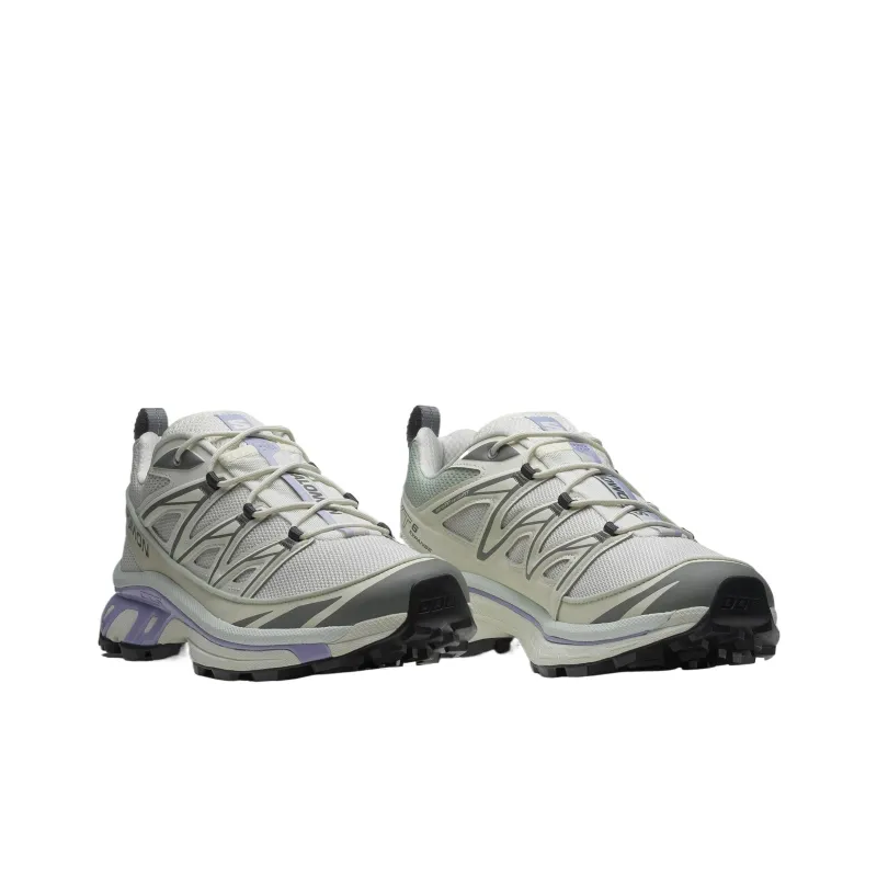 SALOMON XT 6 Abrasion Resistant Low Top Running Shoes Unisex Gray Purple-2