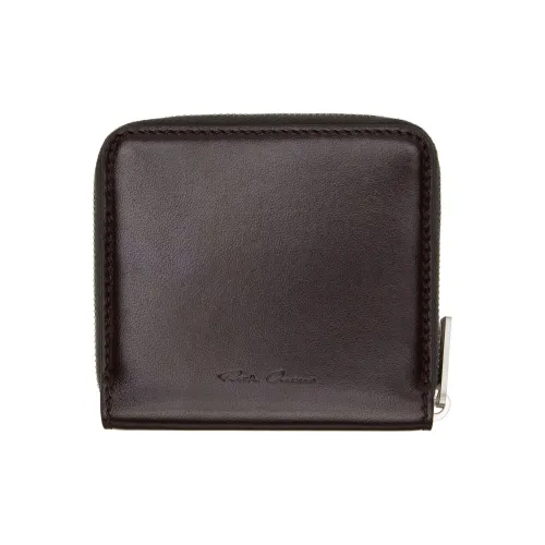RICK OWENS/RO Lambskin Wallet Men's Brown