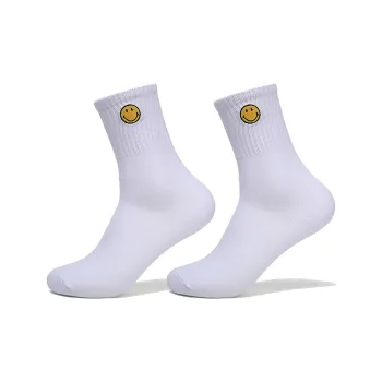 SMILEY Knee High Socks Unisex Combo Set
