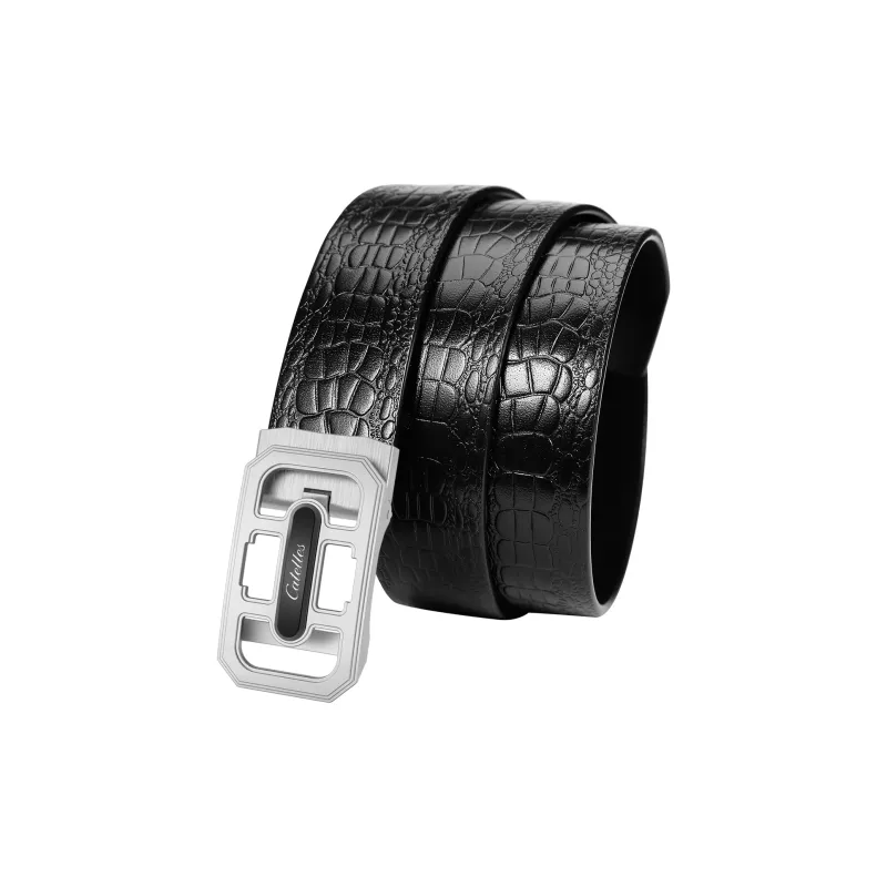 CATELLES Cow Leather Leather Belts Men's 3.5cm-2