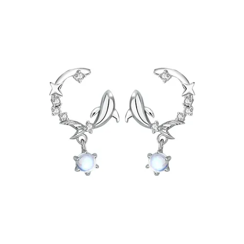 NIANNIANXI S925 Silver Earrings Women's