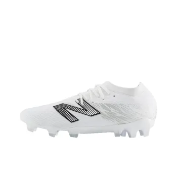 New Balance FURON TEAM V8 Anti Slip Wear Resistant Soccer Shoes Unisex White