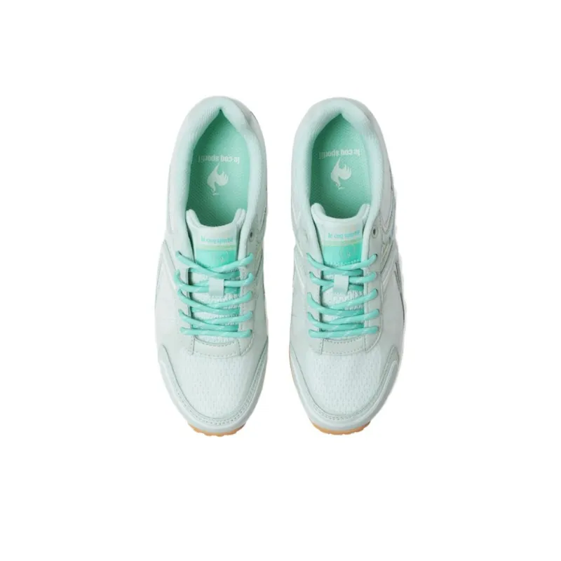 Le Coq Sportif Abrasion Resistant Slip Resistant Low Top Running Shoes Women's Green-3