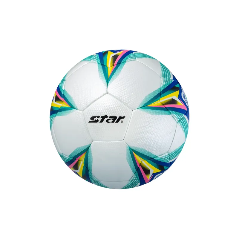 Star Size 5 Ball Soccer PU Seamless Thermal bonding Unisex White Green Blue-3