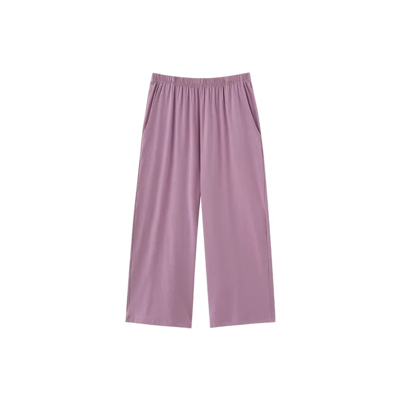 GOSO Pajama Pants Women's Gray Purple-0
