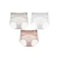 G Set-Slimming Pants-Gray+White+Pink