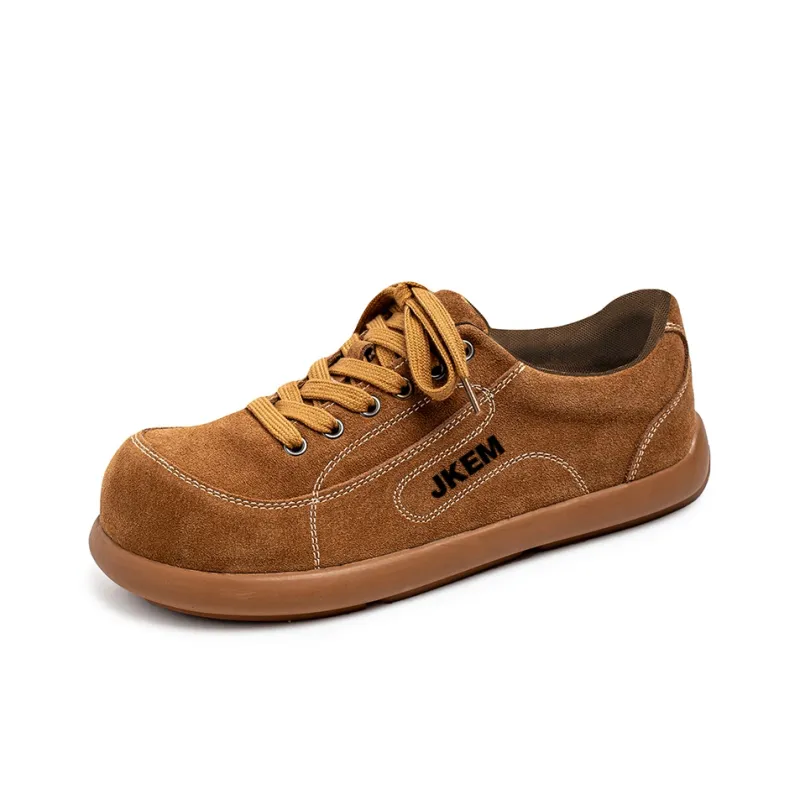 JKEM Men's Casual Shoes Men Low Top Black/Khaki/Chestnut-6