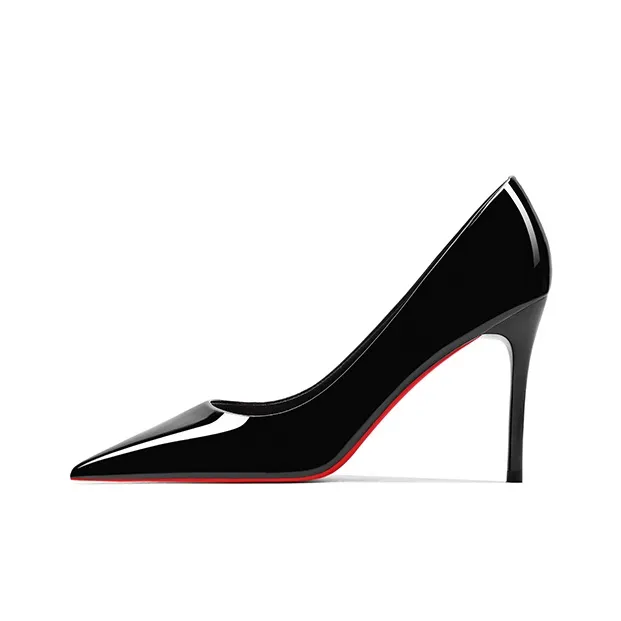 ROBINHOOD Castle Exclusive 3D Box Slim Heel High Heels Women's-1