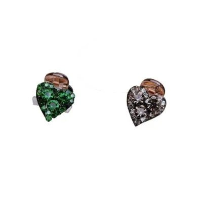 ZWU Acrylic Crystal Hair Clips Women's-57