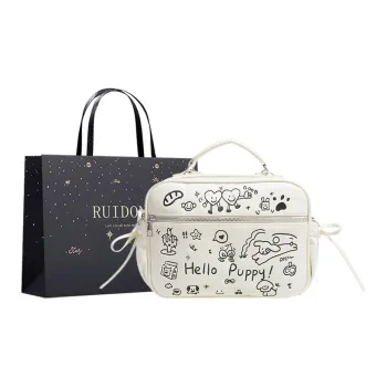 Smart PU Backpack Women's Psilon White/Silver/Brown/Black