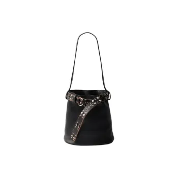 PRADA Cow Leather Bucket Bag, Shoulder Bag Women's Black